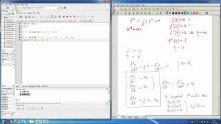 GNU OCTAVE L4 Blasius equation and shooting method [upl. by Barbarese]