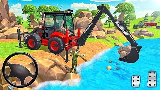 JCB 3DX BACKHOE LOADER BUS SIMULATOR INDONESIA DRIVING LIVE STREAM [upl. by Drake]