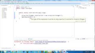 Java Tutorial 9 Hello Arrays and ArrayLists [upl. by Leinoto]