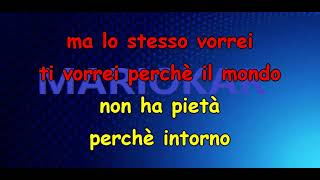 Marco Masini Ti vorrei karaoke [upl. by Penni]