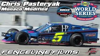 Chris Pasteryak Monaco Tri Track Modified Thompson Speedway World Series 2024 [upl. by Polly]