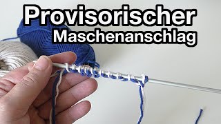 Provisorischer Maschenanschlag [upl. by Ogait]