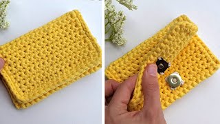 Crochet Narrow Wallet [upl. by Ocsisnarf]