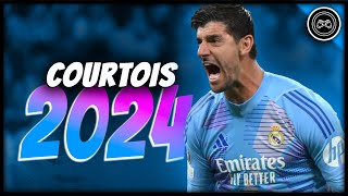 Thibaut Courtois 2024 ● Real Madrid Wall ● Impossible Saves  FHD [upl. by Mauretta]