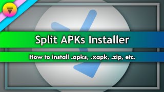 How to Install Apks XAPK Zip etc  Split APKs Installer SAI Setup  ZArchiver [upl. by Ris]