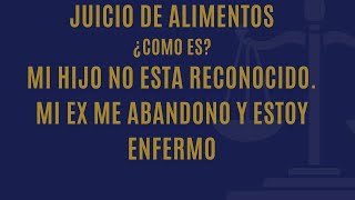 JUICIO DE ALIMENTOS¿Quienes estan obligados Responsabilidad ParentalDiferentes hipotesis [upl. by Raffaj]