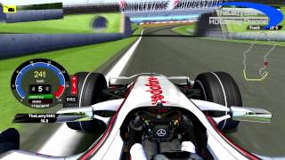 rFactor F1 2007  FAlonso in Silverstone [upl. by Larentia]