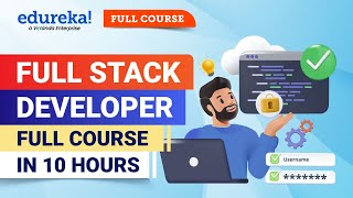 Full Stack Web Developer Course  10 Hours  Full Stack Web Development for Beginners  Edureka [upl. by Yojal]