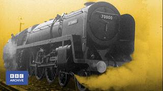 1951 BRITANNIA  The New Standard Class STEAM ENGINE  Newsreel  Retro Transport  BBC Archive [upl. by Malin]