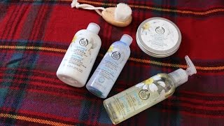 The Body Shop Camomile Cleansing Range  Natasha Summar [upl. by Dnalyar]