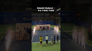 Valentine Vacherot Singles Champion at Maha Open ATP Challenger Pune  MSLTA [upl. by Gabrila66]