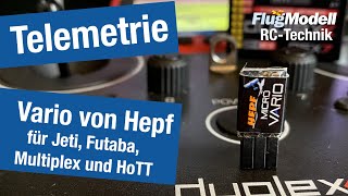 Test Mikro Vario von Hepf machts möglich – VarioTelemetrie für Jeti Multiplex Hott und Futaba [upl. by Lednic]