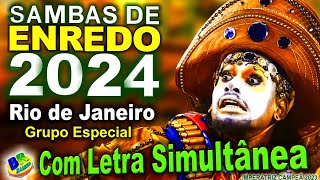 CD Samba Enredo 2024 Rio de Janeiro OFICIAL Grupo Especial Com Letra Simultânea [upl. by Takara141]