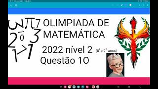 Olimpíada de matemática 2022 nível 2 questão 10 Em uma fila há 21 pessoas atrás de Joana e 24 [upl. by Eiddal791]