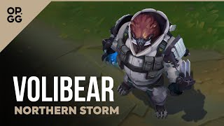 Northern Storm Volibear  OPGG Skin Review  League of Legends [upl. by Lydon235]