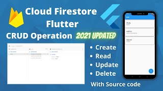 2021 Flutter Firebase CRUD  Flutter with firebase firestore updated  firestore with source code [upl. by Ysor]