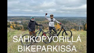 Sappee BikePark Sähköpyörillä [upl. by Narahs221]