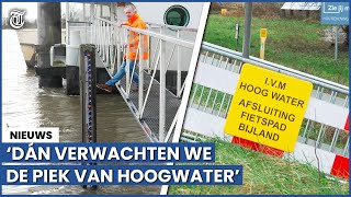 Spanning rond waterstand Zo hoog gaat het water zondag komen [upl. by Aihsenyt]