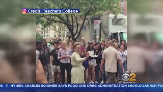 Meryl Streep Sightings In Morningside Heights [upl. by Pinckney]