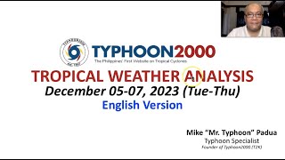 Dec 0507 2023 Update Warm Easterlies prevailing across Eastern PH…All Clear Across WestPac [upl. by Ijuy]