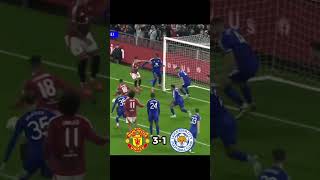 5x2 💀💀 manchesterunited 5x2 leicestercity carabaocup england football soccer video edit [upl. by Gleda]