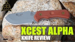 TOPS XCest Alpha Survival Knife and Kit Review  OsoGrandeKnives [upl. by Halivah103]