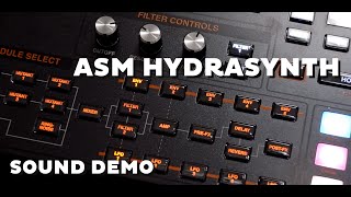 ASM Hydrasynth  Sound Demo No Talking [upl. by Arand]