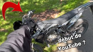 Première Balade En Vidéo Avec La Sherco ‼️50cc Sherco smr Blackmoon 2023 [upl. by Kane]