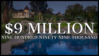 10000000 CASTLE  quotDisneylandquot inspired Mansion DRIPPING IN WEALTH 6 beds 11 baths [upl. by Annavoig]