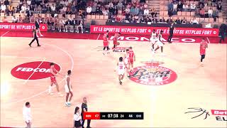 Mohammad Amini  France Betclic Elite Monaco 66 79 Cholet  12 pts 8 rebs 2 assts [upl. by Wight]