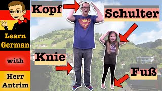 Kopf Schulter Knie und Fuß featuring Sophia amp Herr Antrim [upl. by Ennovihs734]