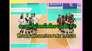 ไฮไลท์ สุพรีมพบมาเลเซีย โหดจัดซัด 60 แต้มเกมส์ศึกชิงแชมป์ประชาชน ก2024 [upl. by Anawit191]