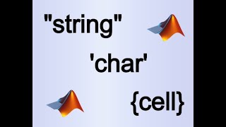 MATLAB  Characters Strings and Cells [upl. by Yalonda]