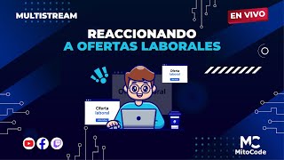 Reaccionando a ofertas laborales de programación 😯 [upl. by Emerej]