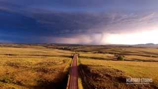 Montana Storms 4k  Broadus Chase 71415 [upl. by Rawlinson]