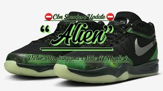 Victor Wembanyama x Nike GT Hustle 2 “Alien”  Detailed look  Price and Date Release [upl. by Enoyrt]