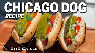 CHICAGO STYLE HOT DOG RECIPE  How To Make Authentic Chicago Hot Dogs at Home [upl. by Nicol]