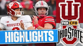 No 5 Indiana Hoosiers vs No 2 Ohio State Buckeyes Highlights  FOX College Football [upl. by Ayoral730]