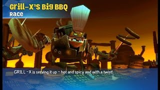 SKYLANDERS SUPERCHARGERS RACING WII GRILL X BIG BBQ race part 45 [upl. by Oster]