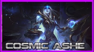 Kosmiczna Królowa Ashe  Przedstawienie skorki  Cosmic Ashe [upl. by Anay395]