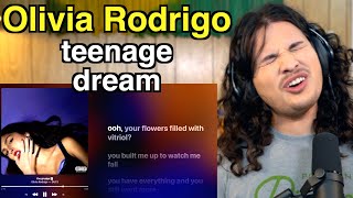 Vocal Coach Reacts to Olivia Rodrigo  teenage dream GUTS Reaction [upl. by Avek]