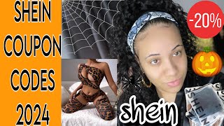 SHEIN COUPON CODES 2024  20 OFF DISCOUNT CODES  USE THEM NOW OR LOSE THEM ‼️ [upl. by Misti]