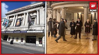 Cast of Peaky Blinders theatre show put on performance in St Georges Hall [upl. by Solrac]