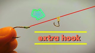 Fishing Rig Tutorial  Use an Extra Hook and DONT SCARE THE FISH [upl. by Ayanat323]