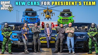 GTA 5  PRESIDENT GIFTING EXPENSIVE CARS TO HIS TEAM  BB GAMING [upl. by Airetnuhs721]