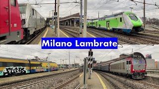 MILANO LAMBRATE una stazione piena di transiti arrivi e partenze parte 12 [upl. by Peoples]