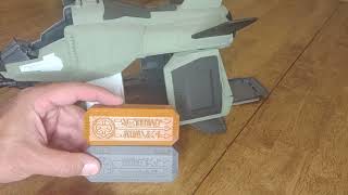 Custom 118 Scale Star Wars Mandalorian Cargo Ship or Star Wars transport ship [upl. by Yerroc]