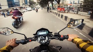 এই বাইকটার ব্রেকিং আসলেই জোশ YAMAHA fzs V2  MSI Vlogs [upl. by Atsylac]