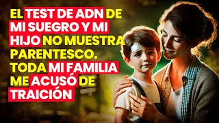 El test de ADN de mi suegro y mi hijo no muestra parentesco Toda mi familia me acusó de traición [upl. by Gujral]