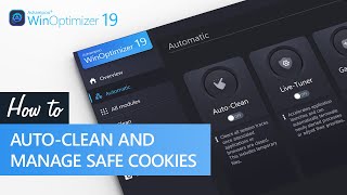 Ashampoo WinOptimizer 19  AutoClean and manage save cookies [upl. by Kammerer]